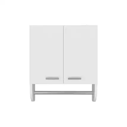 Front. Treevol Furniture - Riley Medicine Cabinet,Bathroom,White - White.