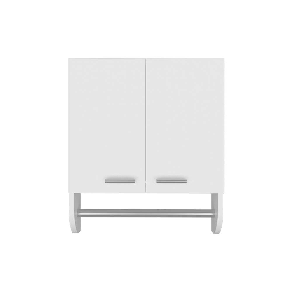 Front. Treevol Furniture - Riley Medicine Cabinet,Bathroom,White - White.