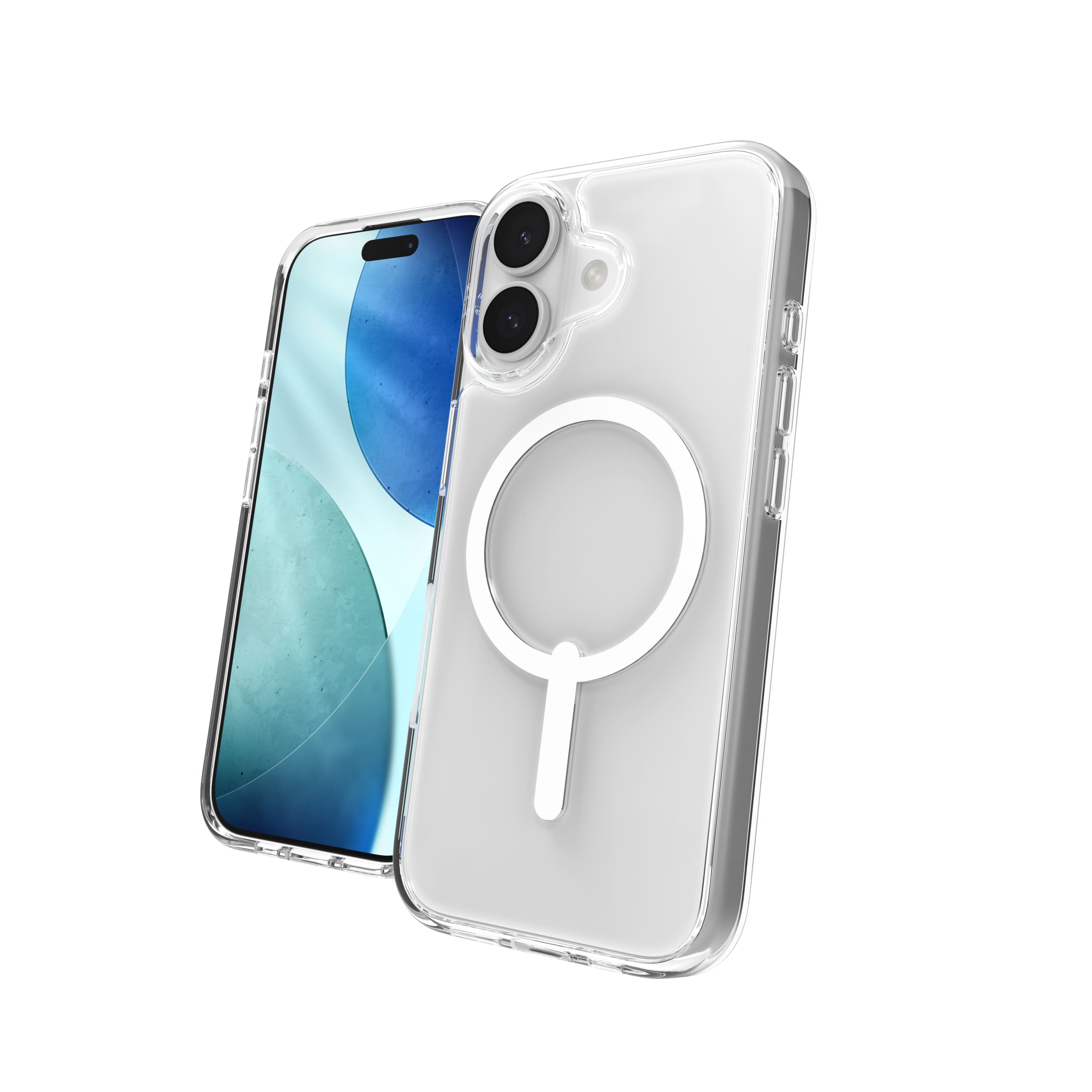 Alt View 6. ZAGG - Crystal Palace Lite Snap Ultra-slim MagSafe-compatible for Apple iPhone 17 - Clear.