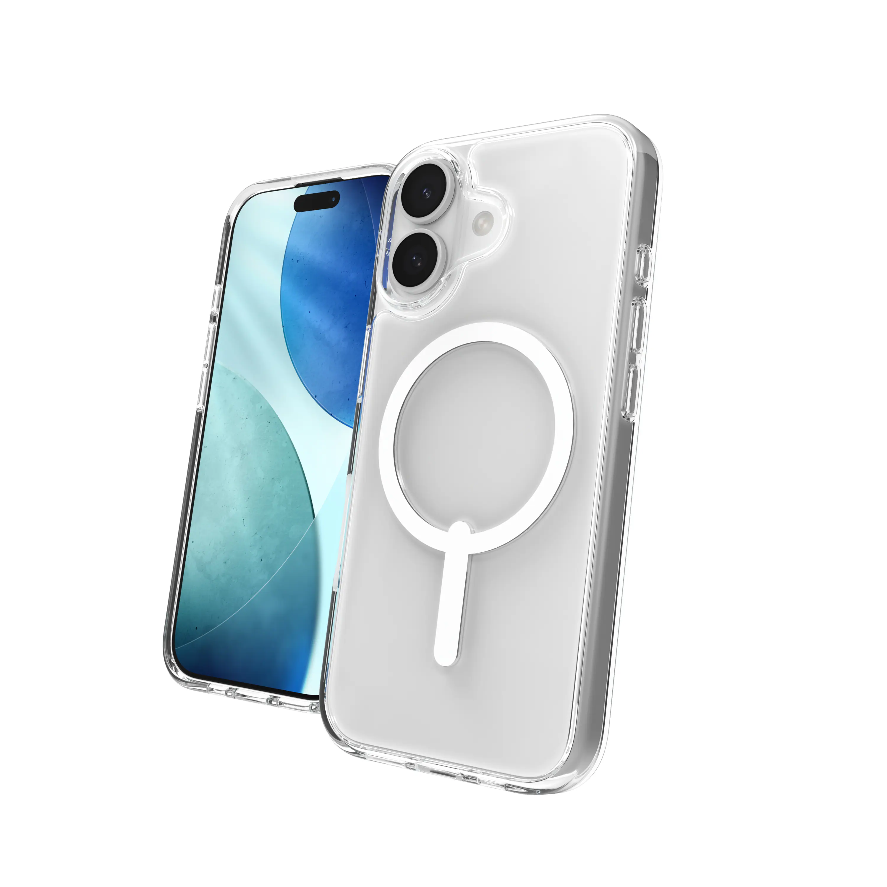 Alt View 6. ZAGG - Crystal Palace Lite Snap Ultra-slim MagSafe-compatible for Apple iPhone 17 - Clear.