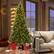Alt View 11. Costway - 8 FT Artificial Xmas Tree with 1498 PVC Branch Tips 880 Warm White LED Lights - Green.