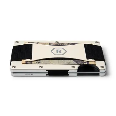 The Ridge Wallet - MONACO CASH STRAP - White