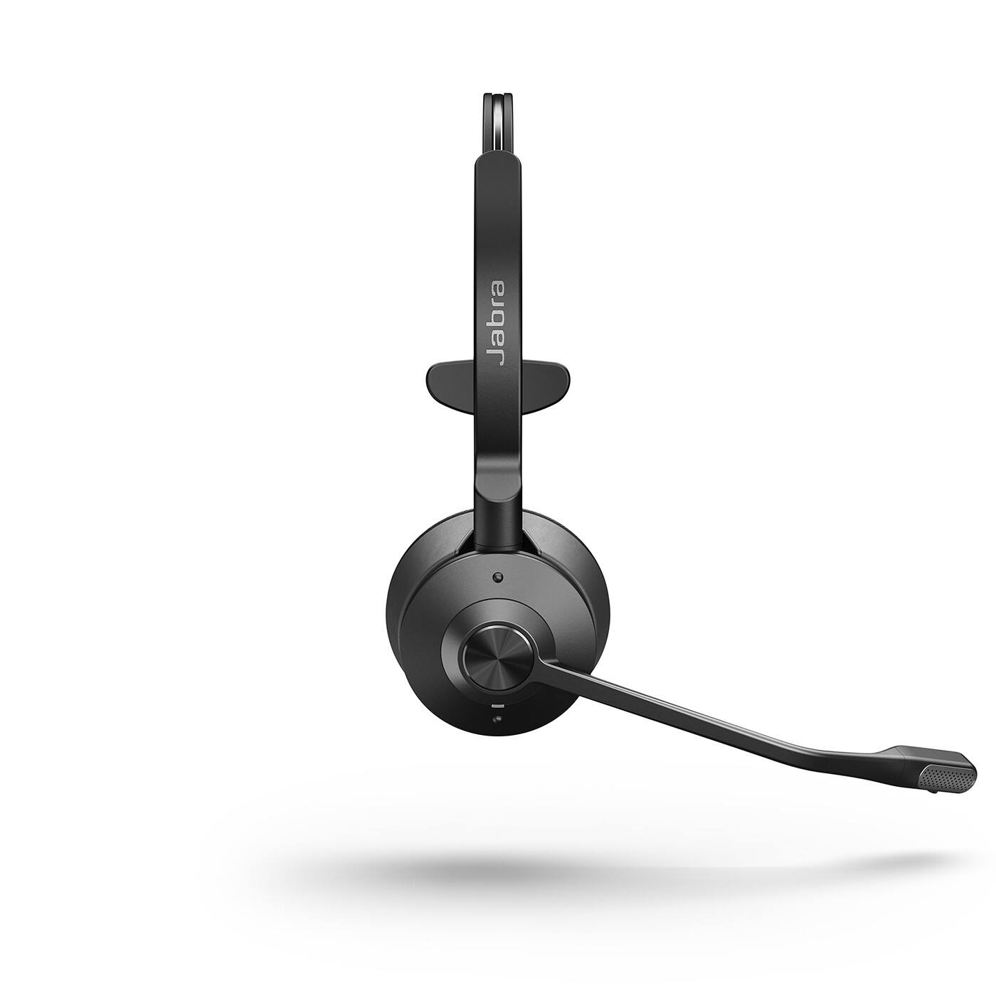 Back. Jabra - Jabra Engage 55 SE Headset - Mono - USB Type C - Wired/Wireless - DECT - 492.1 ft - 40 Hz to 16 kHz - Over-the-head - Black.