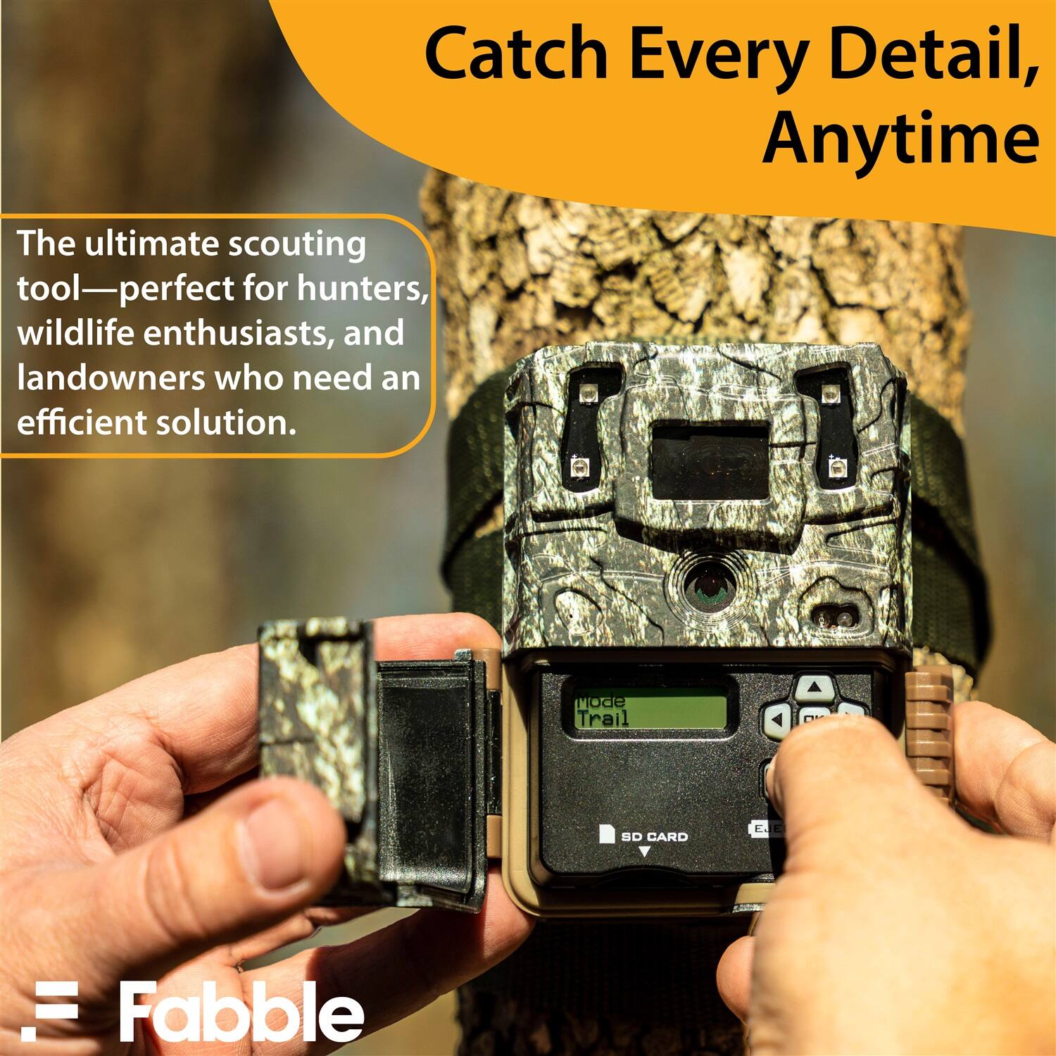 Catch Every Detail, Anytime

The ultimate scouting tool—perfect for hunters, wildlife enthusiasts, and landowners who need an efficient solution.

ModE Trail SD CARD - E Fabble
