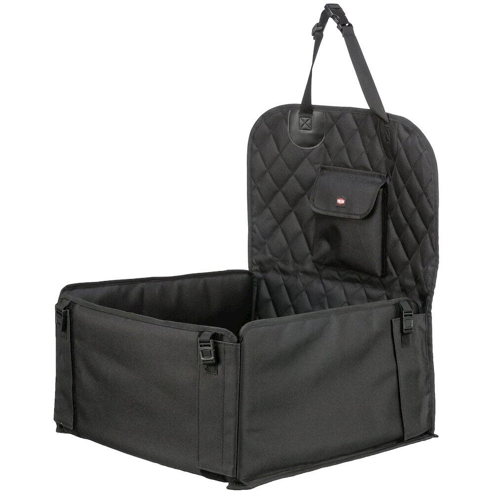 Alt View 3. TRIXIE - Pet Lite Car Seat, Dog Booster Seat, Travel Pet Bed - Black.