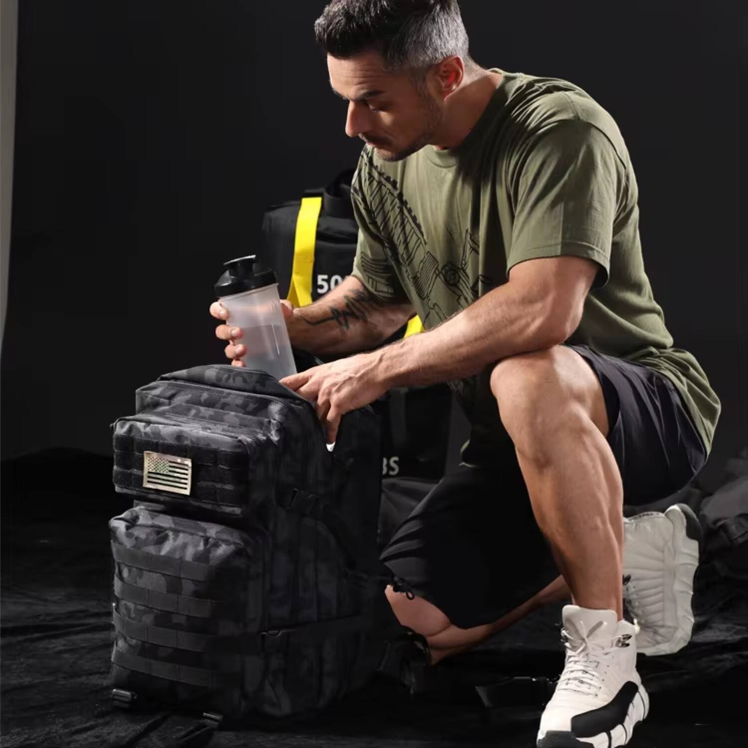 Alt View 20. SaharaCase - Raider Series Water Resistant Backpack fits up to 17.3" laptop - Camo Black.