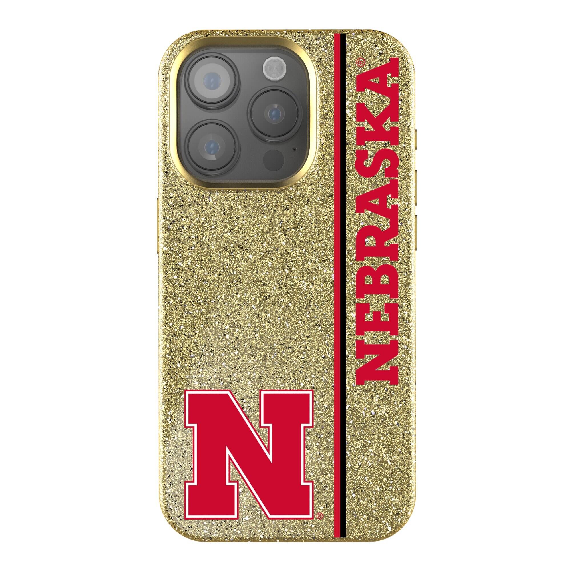 Keyscaper - NCAA - Nebraska Huskers iPhone Bling Case - 15 - Gold