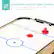 STANDARD HOCKEY RINK DESIGN
Decals on the tabletop help create the feel of a real, neutral hockey rink!