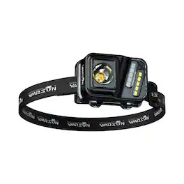 Cluzine - Rechargeable LED Fishing Headlamp, Super Bright Head Mounted Light Long Endurance for Outdoor Hiking Night Fishing - Black