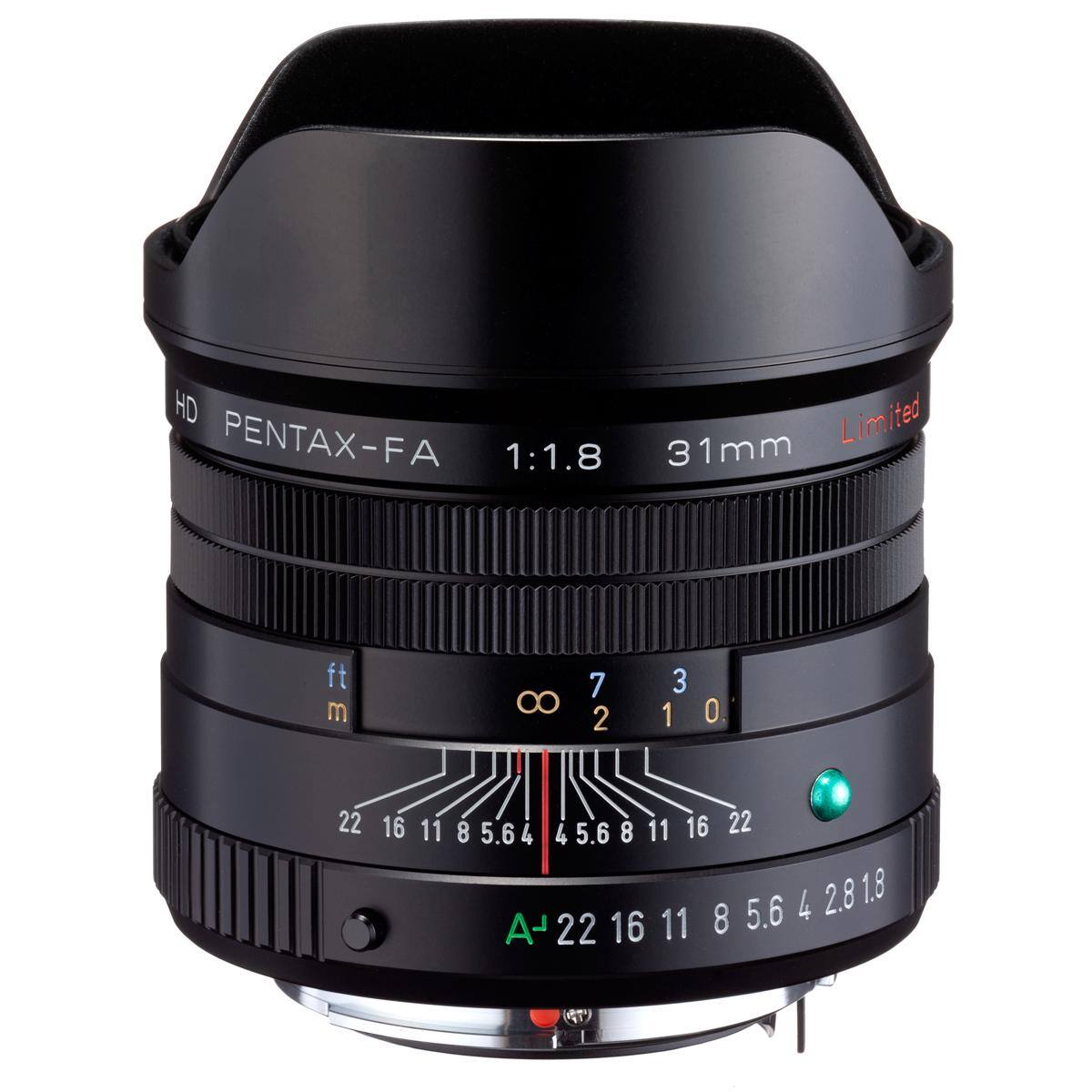 HD Limited PENTAX-FA 1:1.8 31mm

ft m
8 7 2 3 1 0

22 16 11 8 5.6 4 4 5.6 8 11 16 22 4 2.8 1.8
