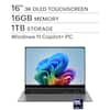 16" 3K OLED TOUCHSCREEN
16GB MEMORY
1TB STORAGE
Windows 11 Copilot+ PC
Intel Core Ultra 7