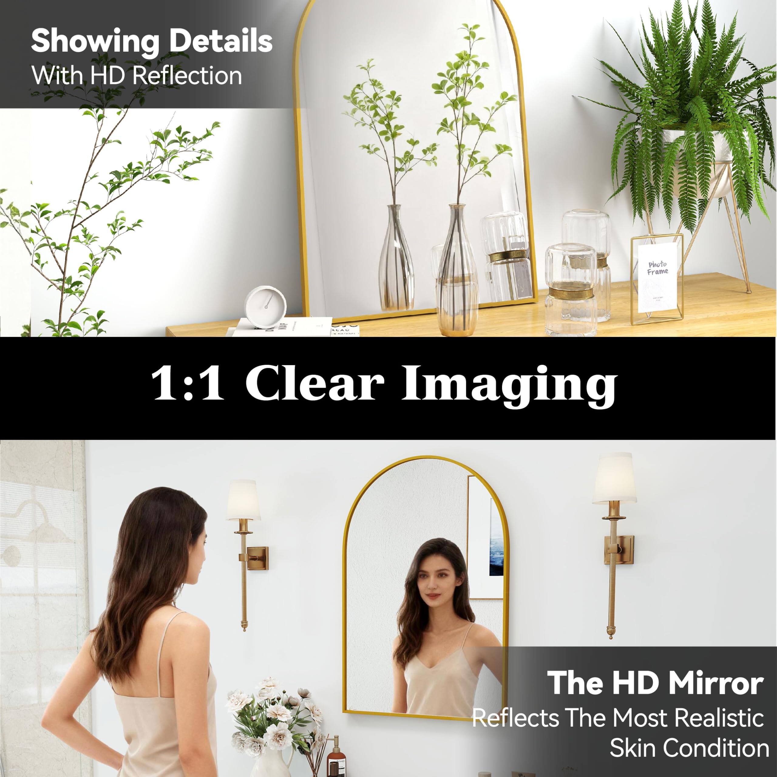 Showing Details  
With HD Reflection  

1:1 Clear Imaging  

The HD Mirror  
Reflects The Most Realistic Skin Condition