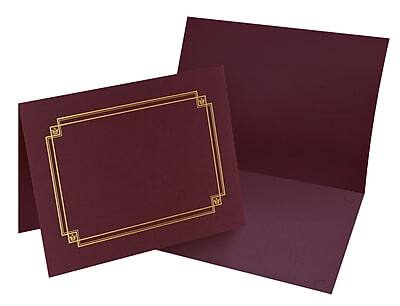 Alt View 1. Great Papers - Certificate Holders, 12", 3/Pack - Burgundy.