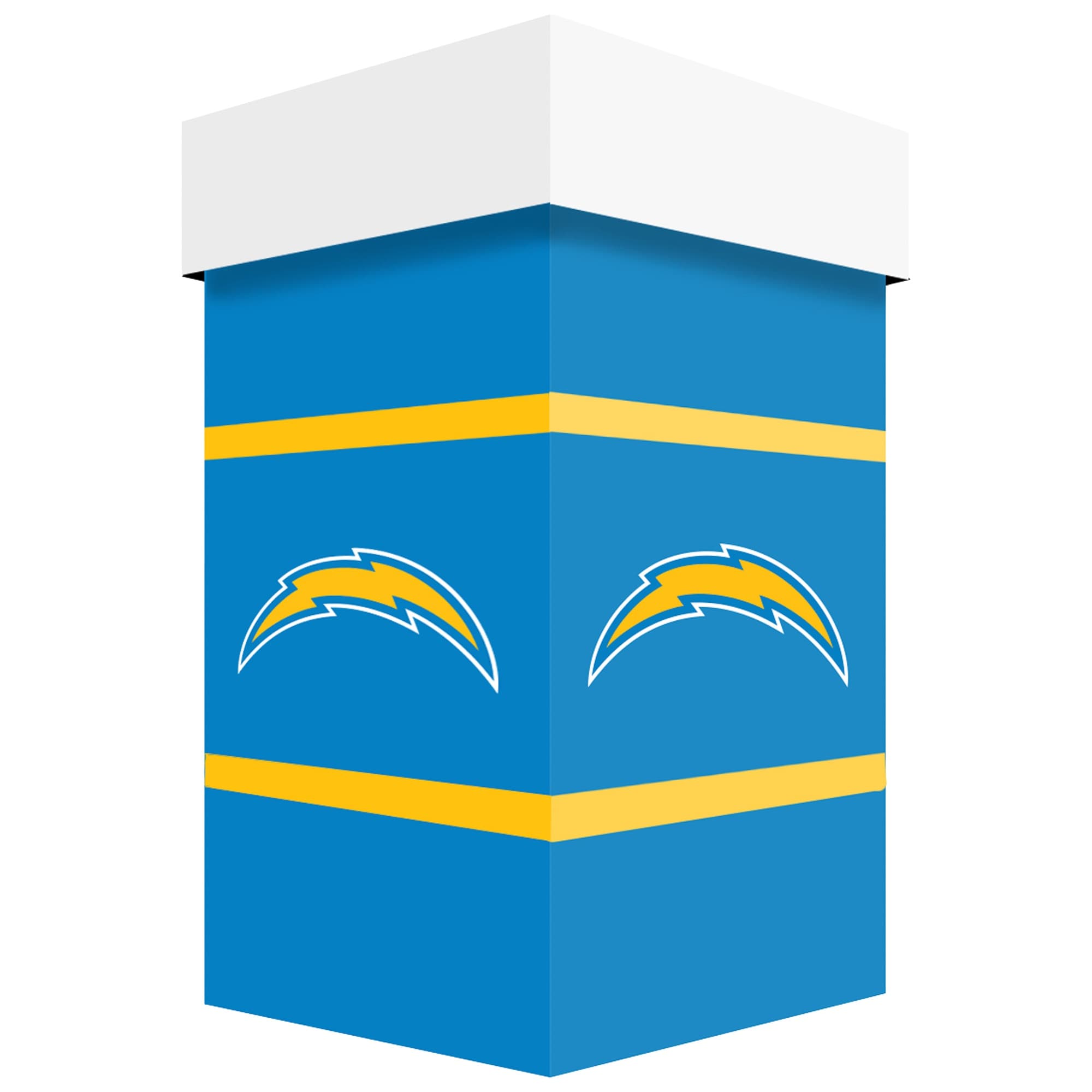 Alt View 2. Evergreen Enterprises - Los Angeles Chargers 24oz. Ceramic Stein Cup with Gift Box - Multicolor.