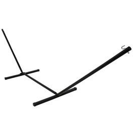 Sunnydaze - Powder-Coated Steel Beam Construction Hammock Stand - 12 ft - Black