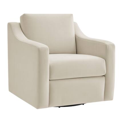 Front. Modway - Liora Performance Velvet Armchair by Modway - White.