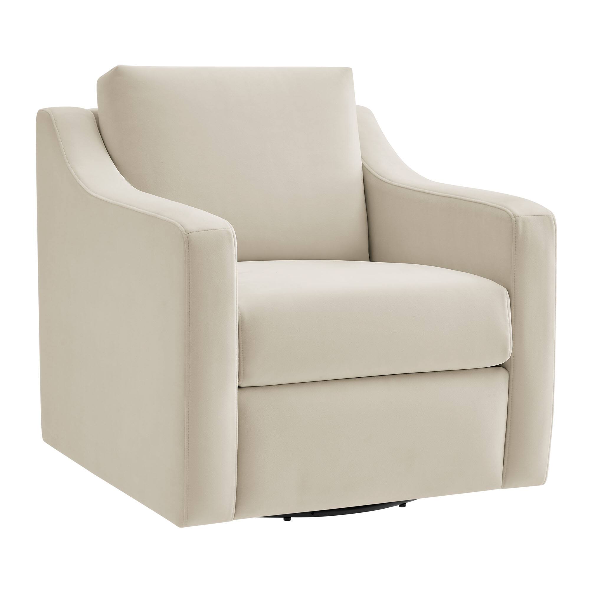 Front. Modway - Liora Performance Velvet Armchair by Modway - White.