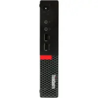 Lenovo - Refurbished ThinkCentre M710q Desktop - Intel Core i5 - 16GB Memory - 256GB SSD - Black - Front_Zoom