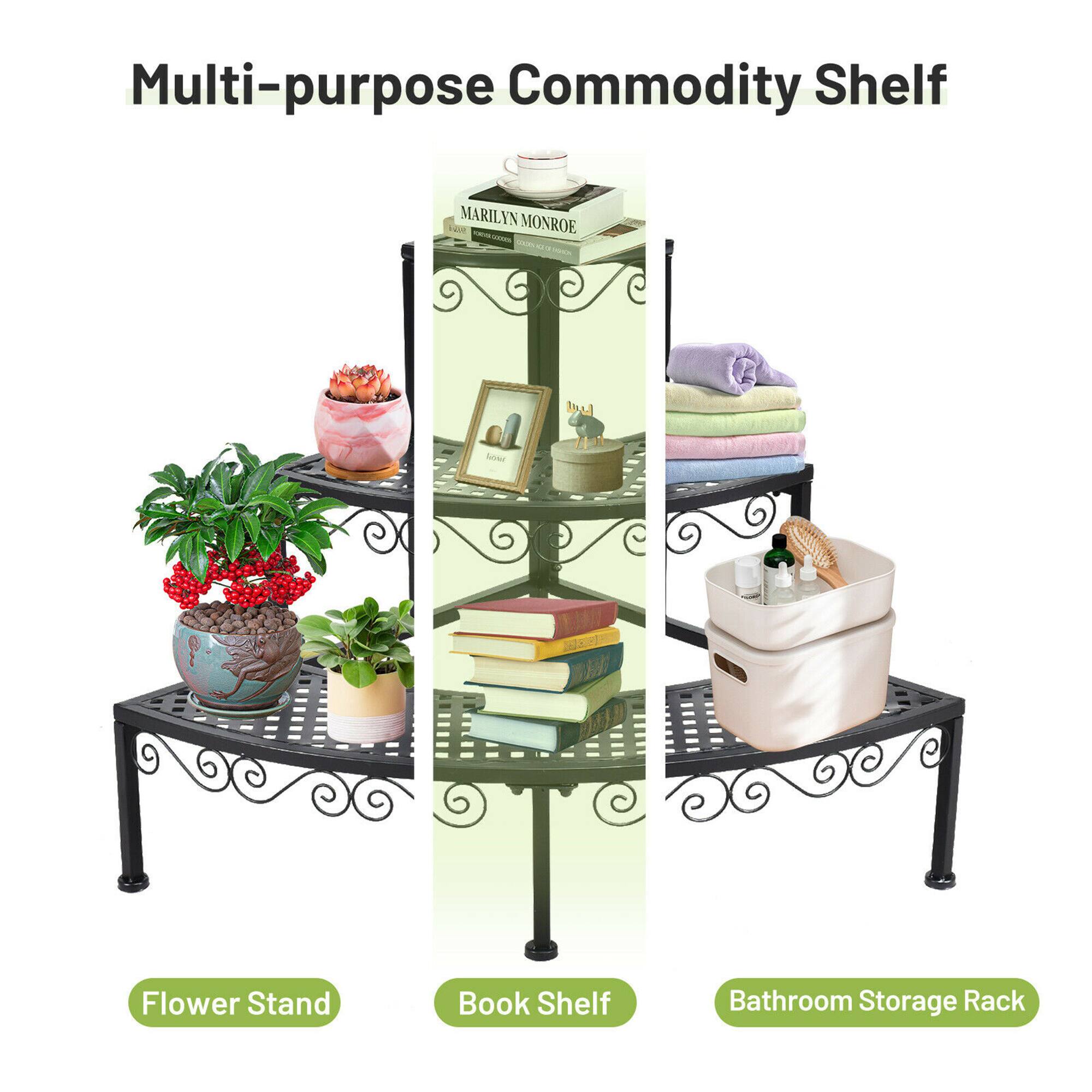 Multi-purpose Commodity Shelf

- Flower Stand
- Book Shelf
- Bathroom Storage Rack