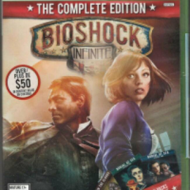 The Complete Edition  
Bioshock Infinite  

Over $50 Plus de $50  
Includes DLC  

The Complete Edition - M (Mature 17+)