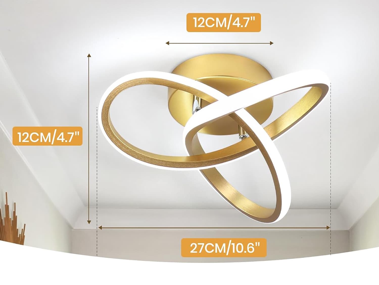 12CM/4.7"  
12CM/4.7"  
27CM/10.6"