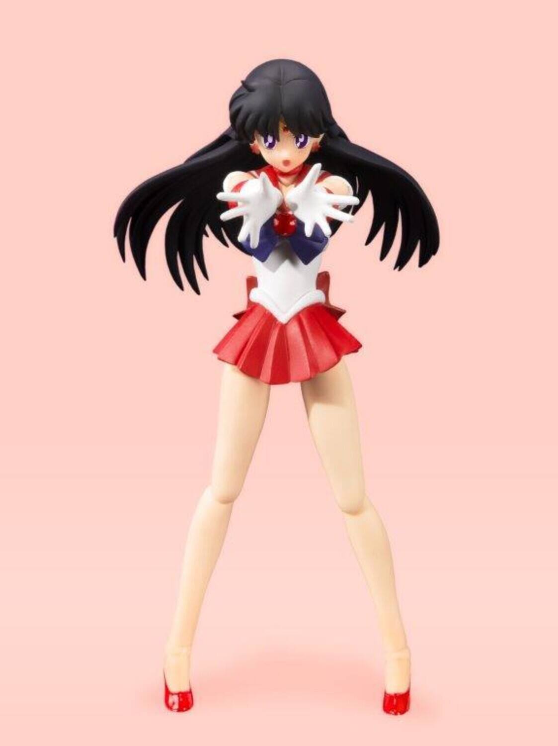 Alt View 4. Bandai - Tamashii Nations - Sailor Mars (Animation Color Edition) Pretty Guardian Sailor Moon, Bandai S.H. - Collectibles - Multicolor.