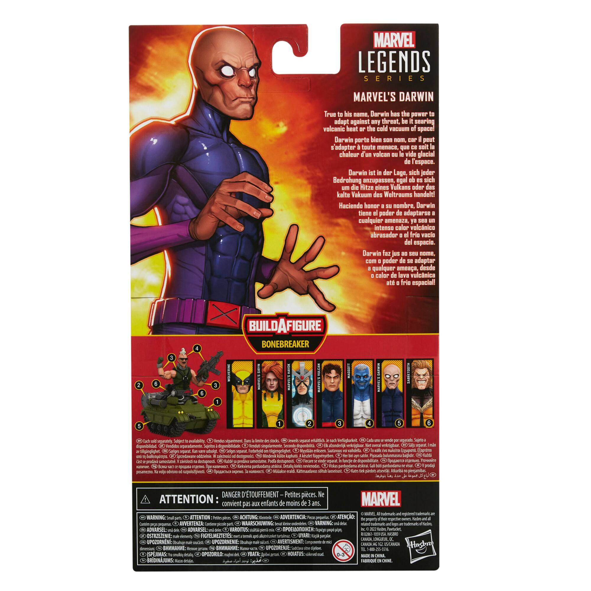 Angle. Marvel - Legends Series Marvel’s Darwin.