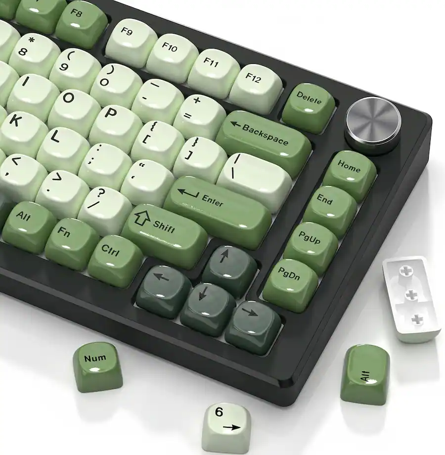 Switchable Keycap Kit 4 Keycaps Womier PBT Keycap Set, MOA Profile Dye Sub Custom Keyboard Keycap for ...