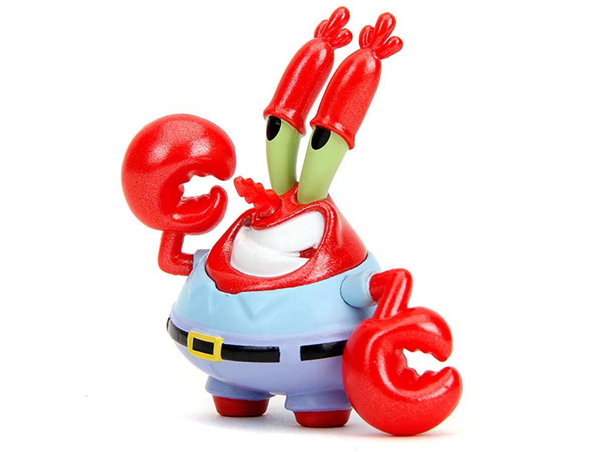 Back. Jada - Set of 4 Diecast Figures "SpongeBob SquarePants" (1999-Current) TV Series "Metalfigs" Series Diecast Models by Jada - Multicolor.