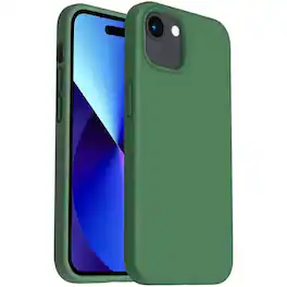 Entronix - Case for iPhone 17e - Soft-Touch Silicone - Green