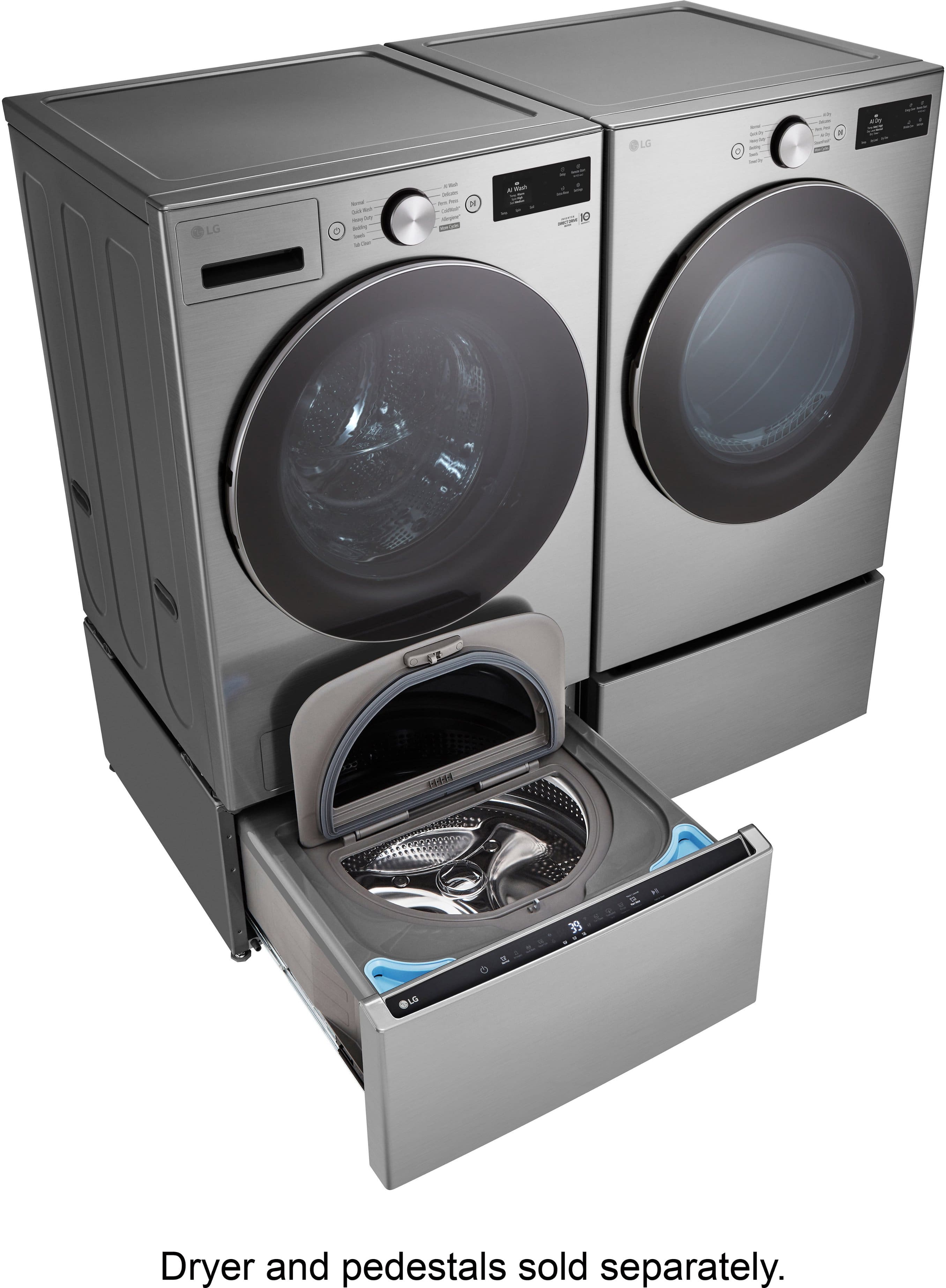 LG O a LC - - - an - - - - - - . - L5 Dryer and pedestals sold separately.