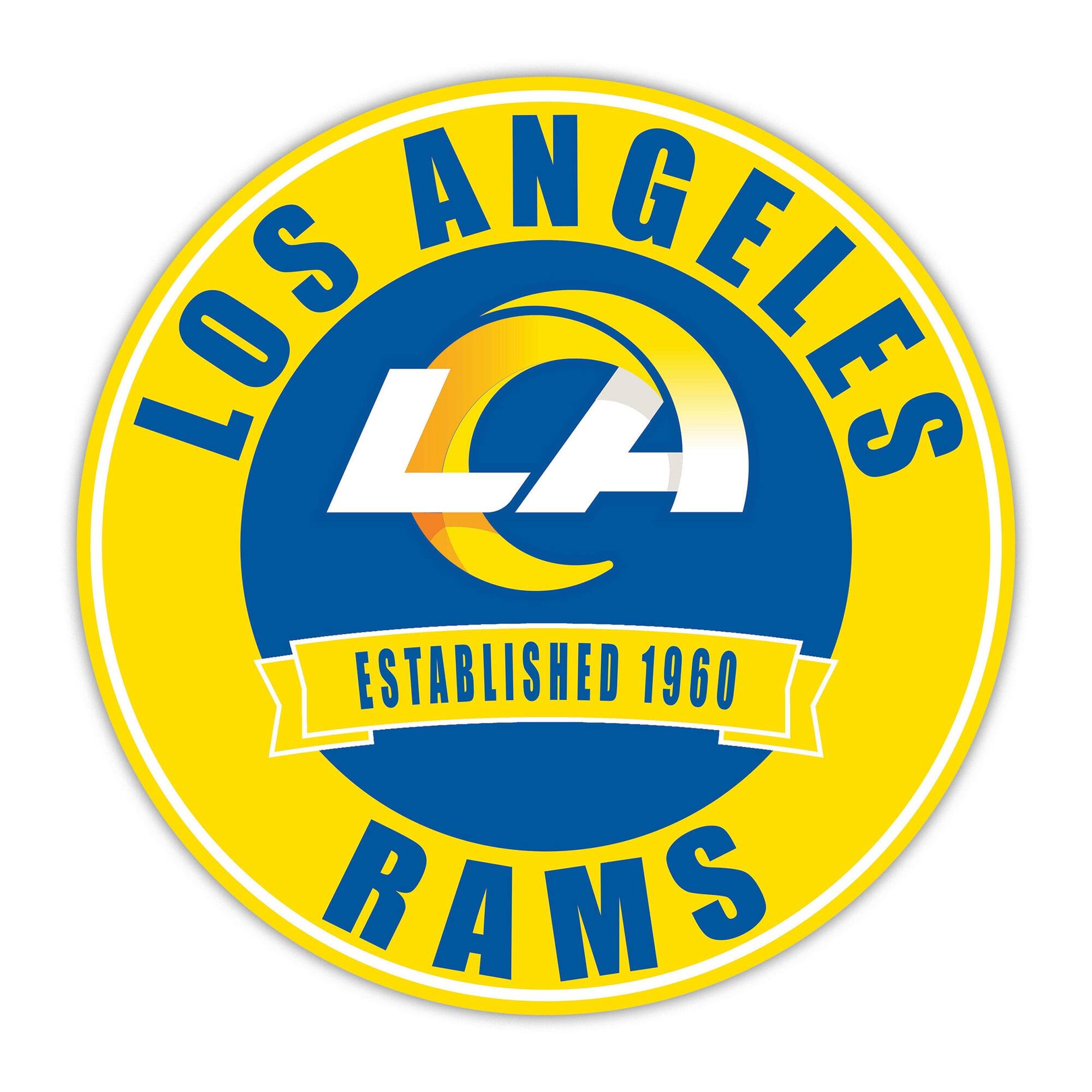 Los Angeles Rams 24" Circle with Banner