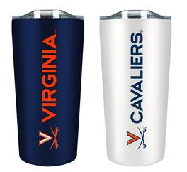 The Fanatic Group - Virginia Cavaliers 18oz. Soft Touch Tumbler Two-Piece Set - Multicolor