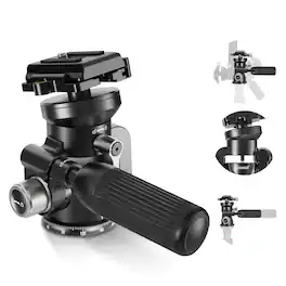 Neewer - Video Pan Tilt Head, +/-15° Leveling, Arca, 11lb