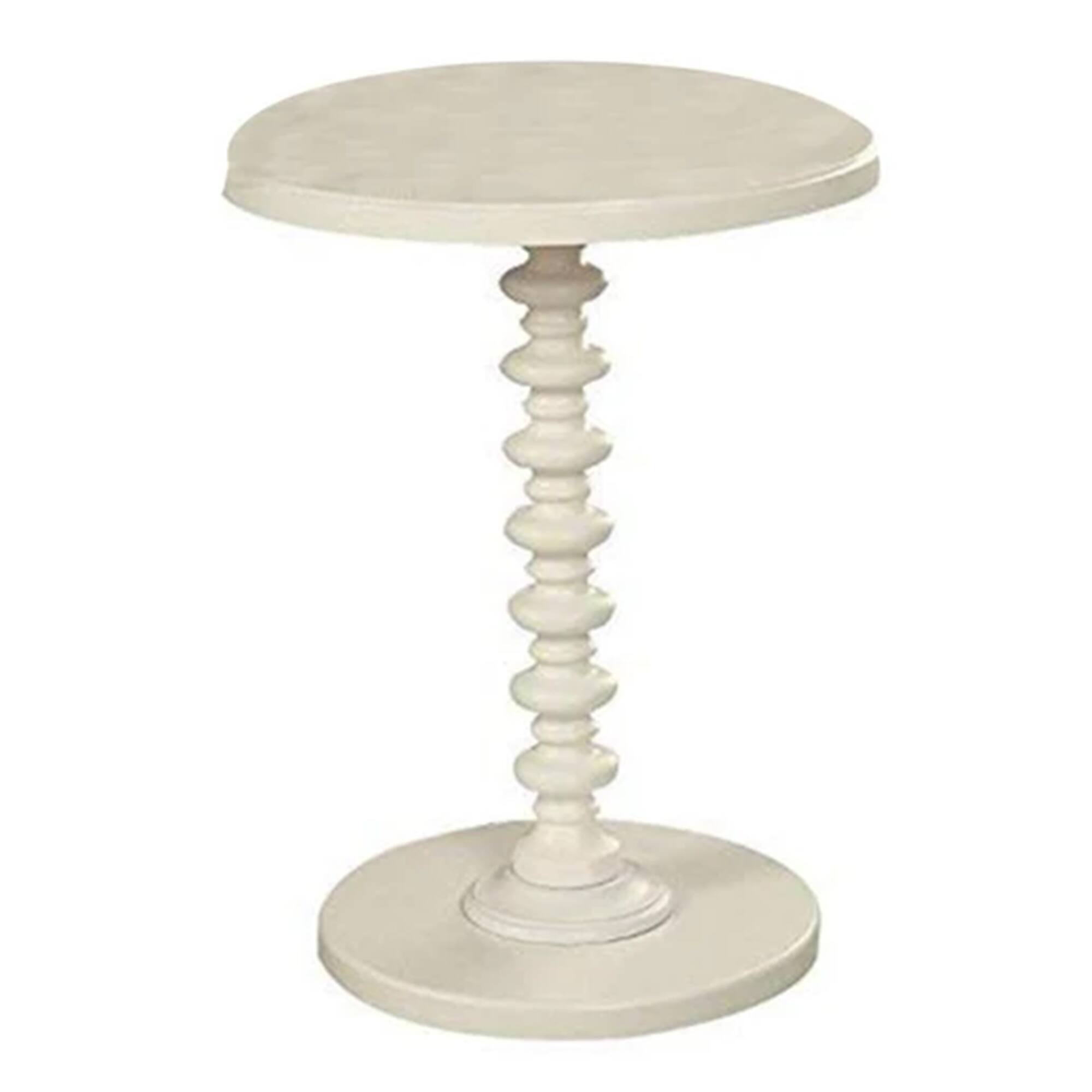 Manhattan Lane Astonishing Side Table With Round Top White - Best Buy
