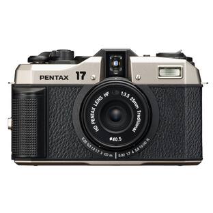 PENTAX 17 F3.5 Half Frame Camera (Dark Silver) with Gold 200 Film PENTAX 17 F3.5 Half Frame Camera (Dark Silver) with Gold 200 Film