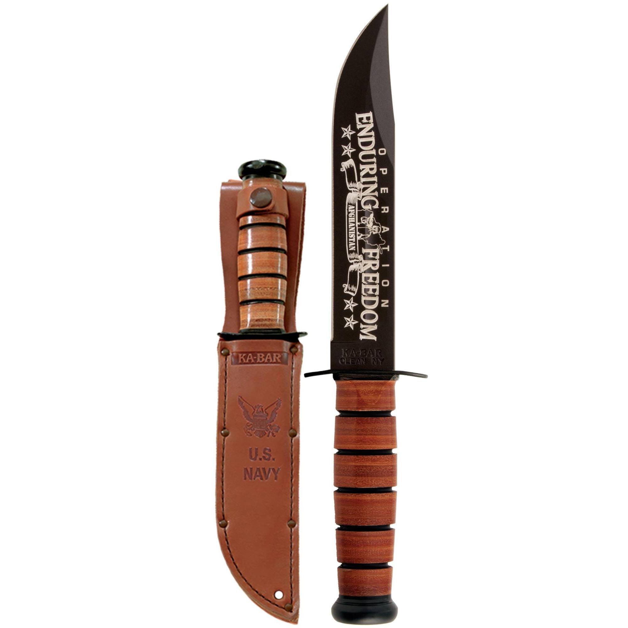 KA-BAR ENDURING OPER AFGHANISTAN FREEDOM OPERATION - N KA-BAR CLEAN Y U.S. NAVY