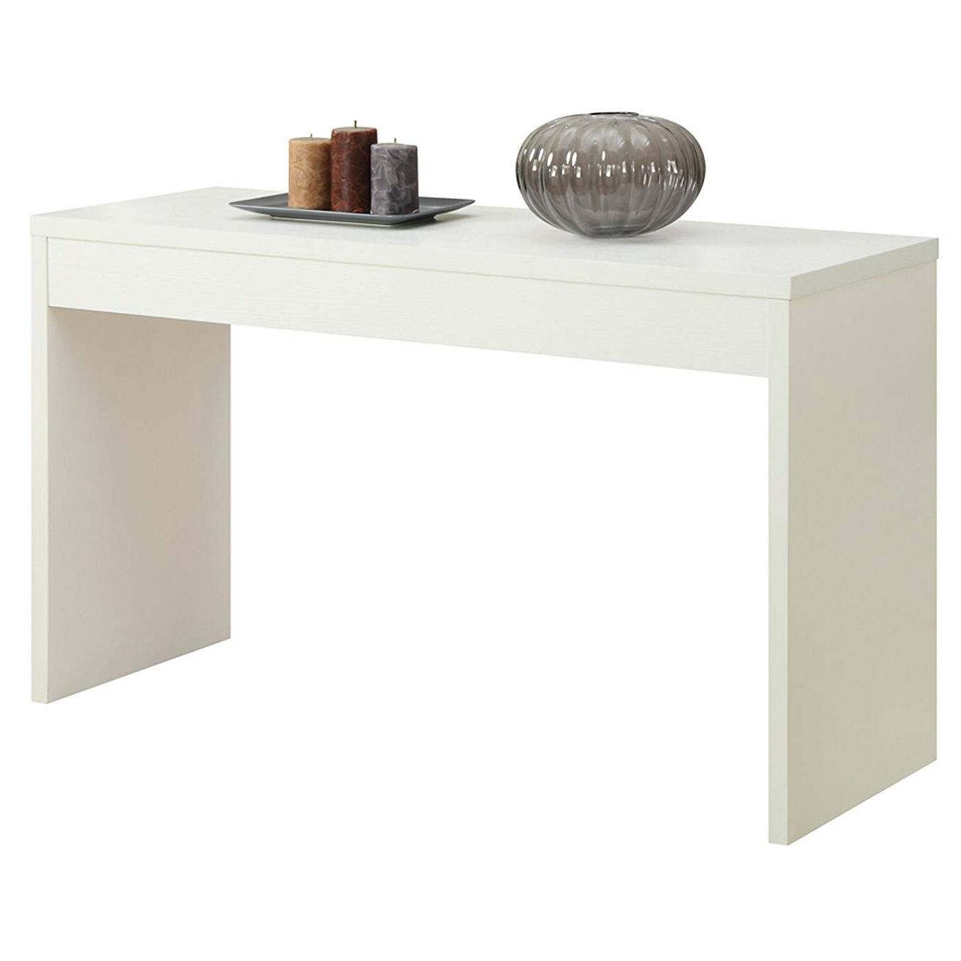 SlickBlue - Stylish Sofa Table for Living Room or Entryway Console - White