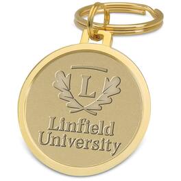 Jardine - Linfield Wildcats Split-Wire Key Ring - Gold
