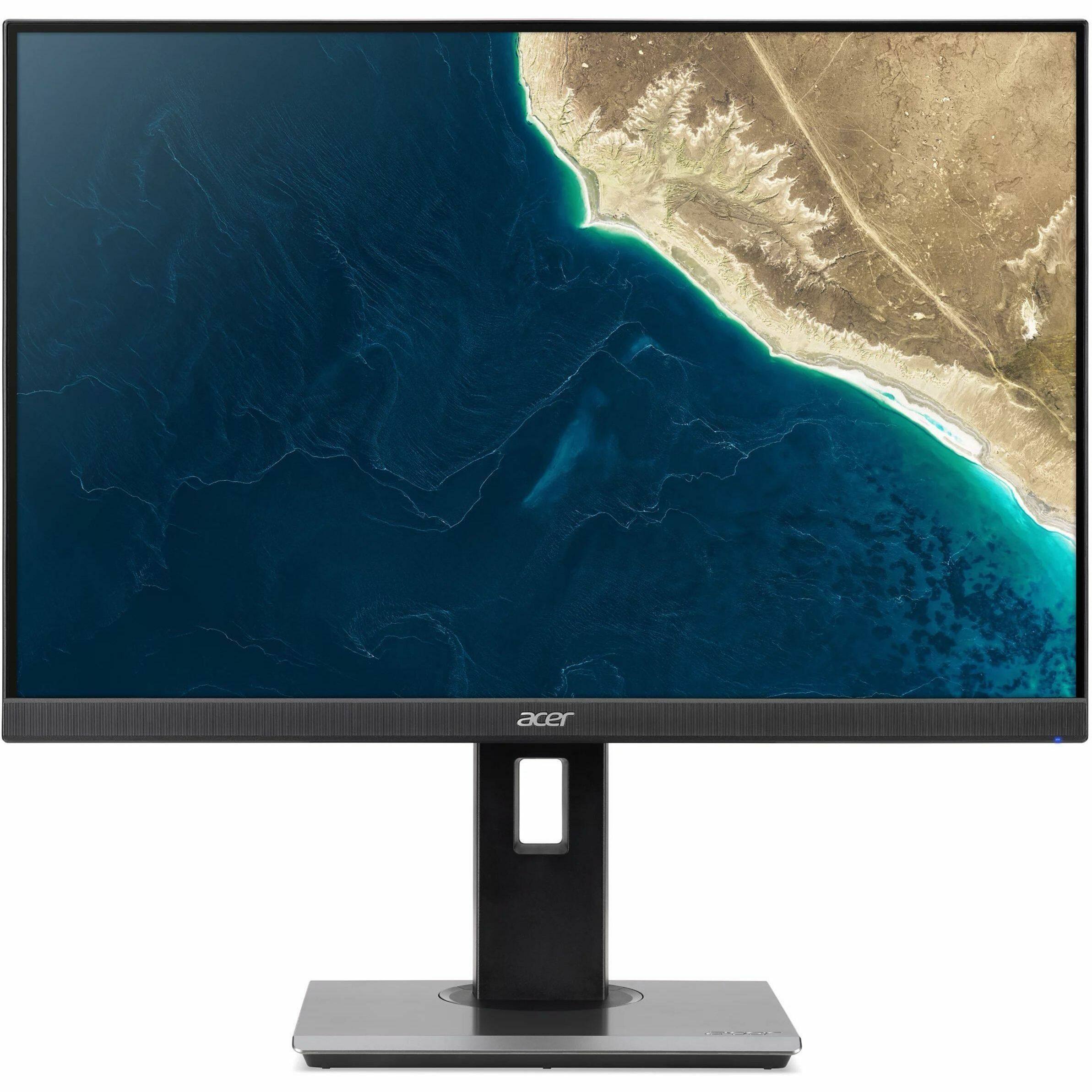 Alt View 2. Acer - Acer Vero B247W E5 24" Class WUXGA LED Monitor - 16:10 - Black - 24" Viewable - In-plane Switching (IPS) Technology - Black.