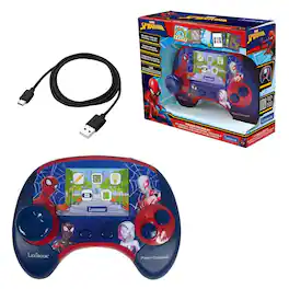 Lexibook - Spider-Man Educational Handheld Bilingual Console with LCD Screen