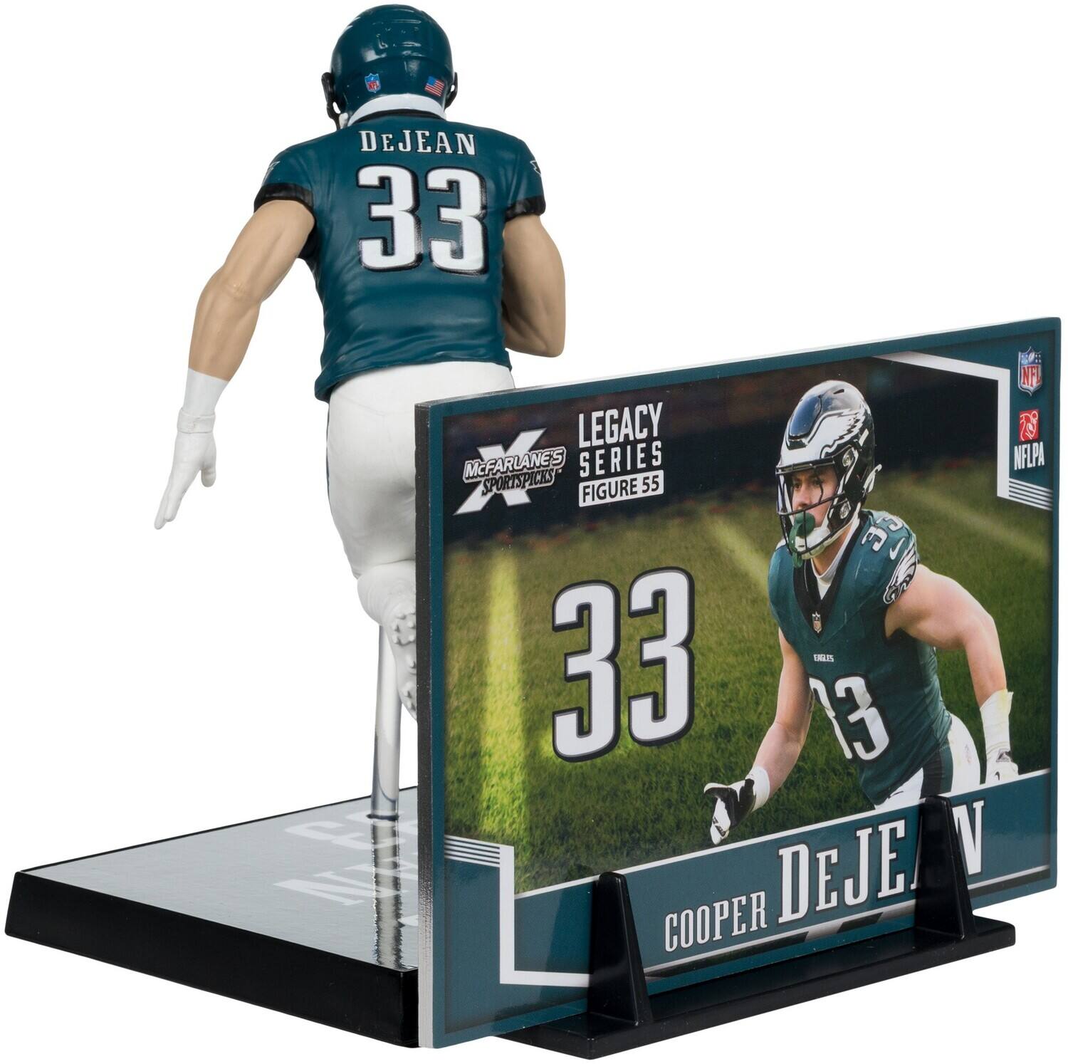DEJEAN 33 NF LEGACY 28 MCFARLANES SERIES NFLPA PA SPORTSPICKS A 55 FIGURE 33 182 3 DEJE V COOPER