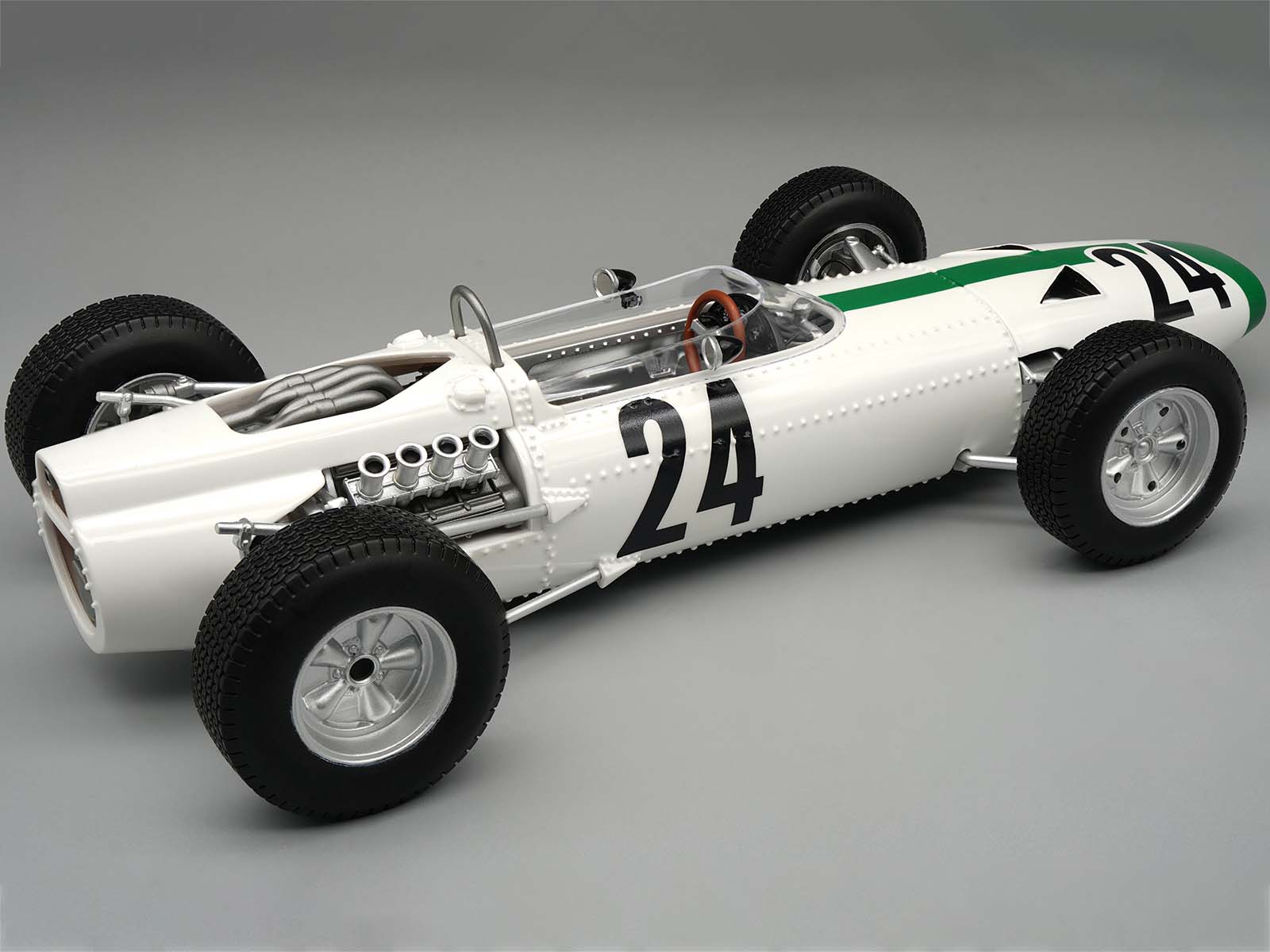 Alt View 1. Tecnomodel - BRM P261 #24 Formula One F1 "Belgian GP" 1966 "Mythos Series" Limited Edition to 40 pieces 1/18 model car by Tecnomodel.