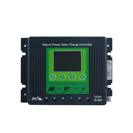Nature Power Solar Charge Controller
Menu H Enter
180831 07263 K11808107263
Nature POWER
12/24V 30 AMP