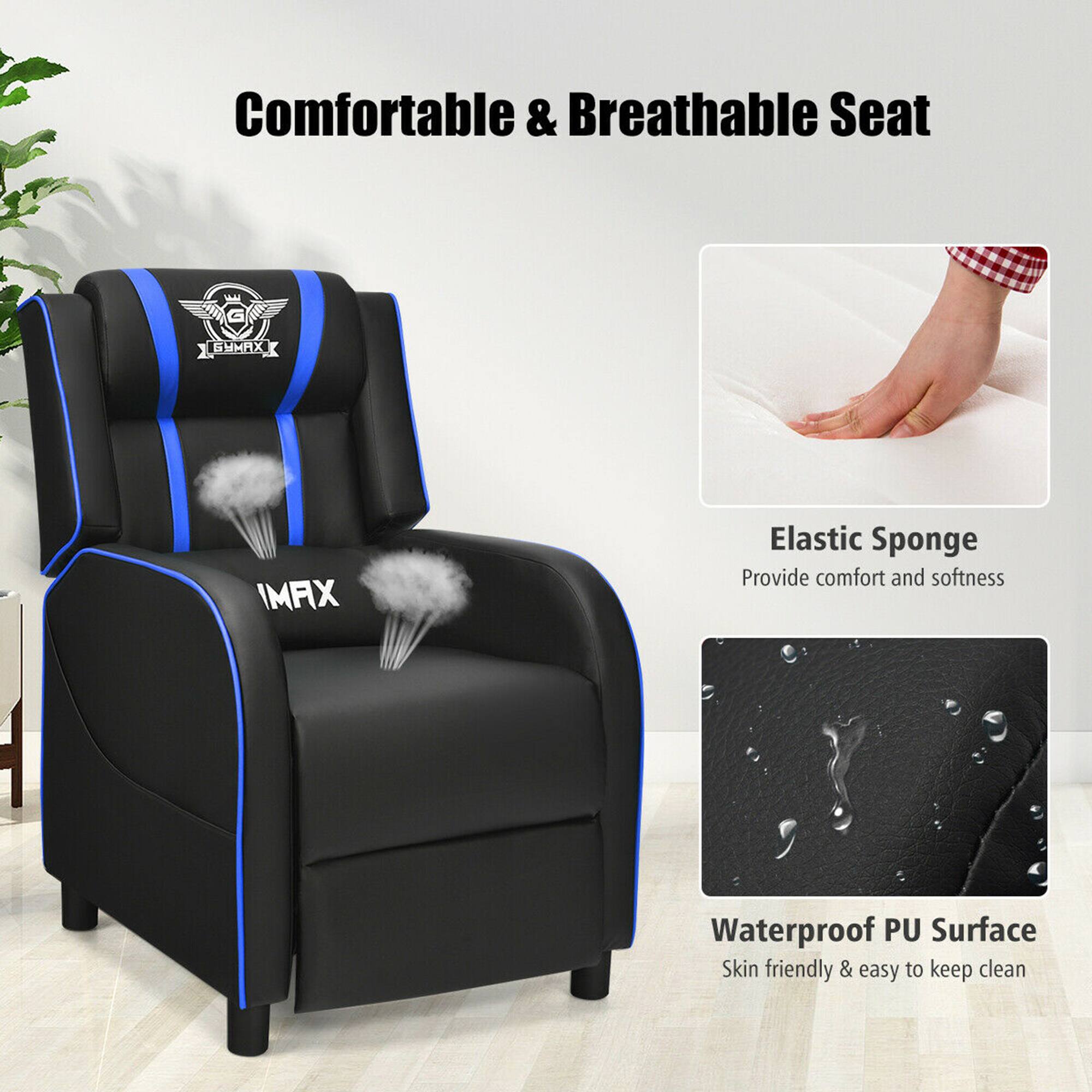 Comfortable & Breathable Seat

Elastic Sponge
Provide comfort and softness

Waterproof PU Surface
Skin friendly & easy to keep clean