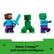 Steve, Creeper™ and zombie minifigures