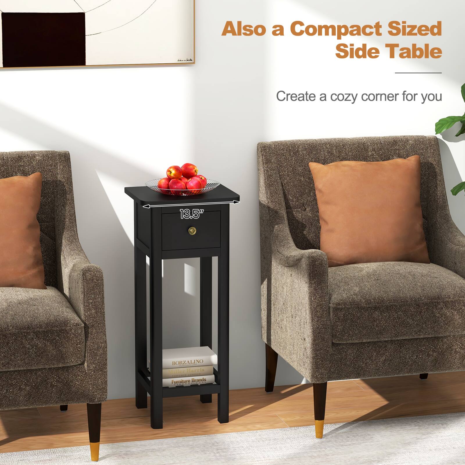 Also a Compact Sized Side Table

Create a cozy corner for you

BORZALINO Millon Harris - Furniture Brands