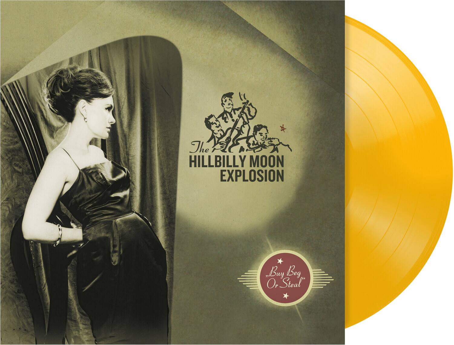 The Hillbilly Moon Explosion - Buy Beg Or Steal   - VINYL LP