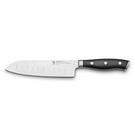 Henckels - Nola 5.5-inch Hollow Edge Santoku Knife - Stainless Steel
