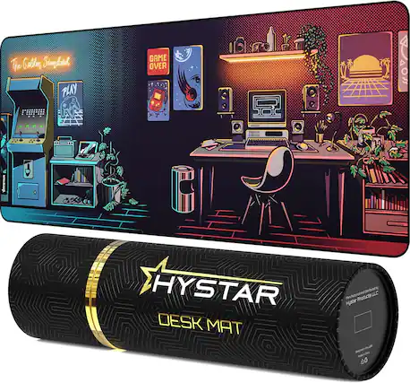 The Golden Standard
PLAY GAME OVER
HYSTAR DESK MAT
Manufactured and distributed by
Hystar Products LLC
Designed by Hystar
Made in China